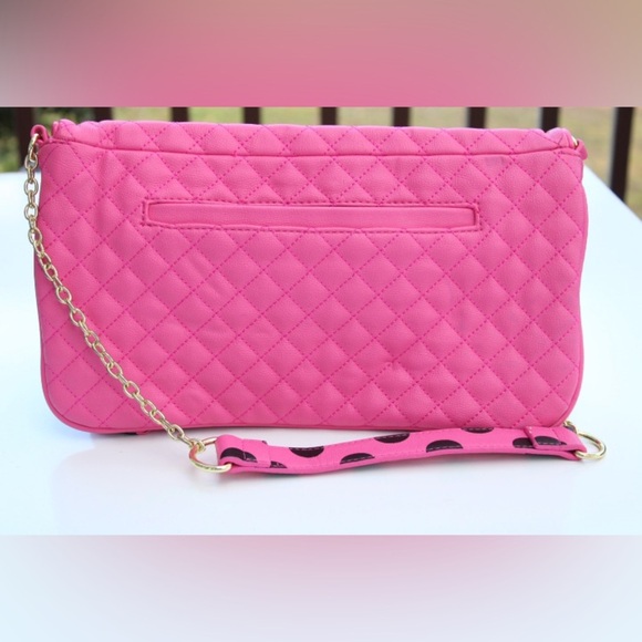 Betsy Johnson dots enough shoulder bag - Picture 2 of 10